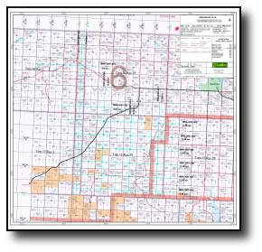 Land owner map with program overlaid.